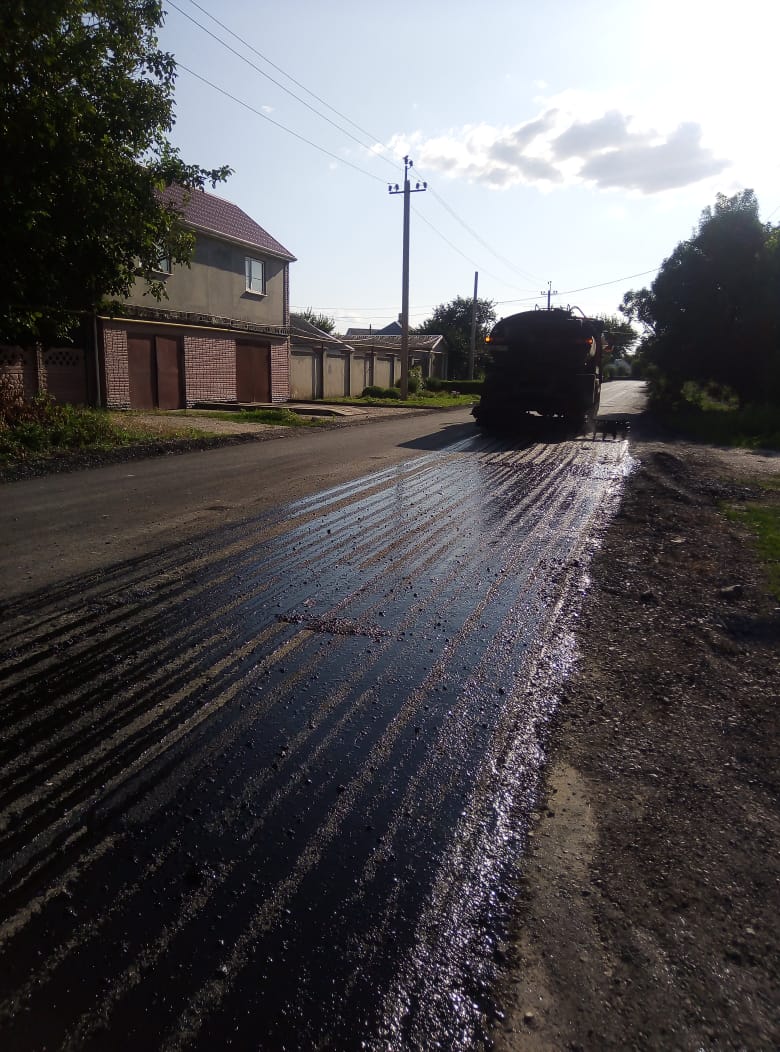 Закончены работы по устройству верхнего слоя покрытия на ул. Гоголя городского округа Красноперекопск